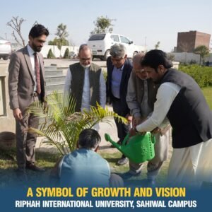 Tree Plantation by Founding Vice Chancellor