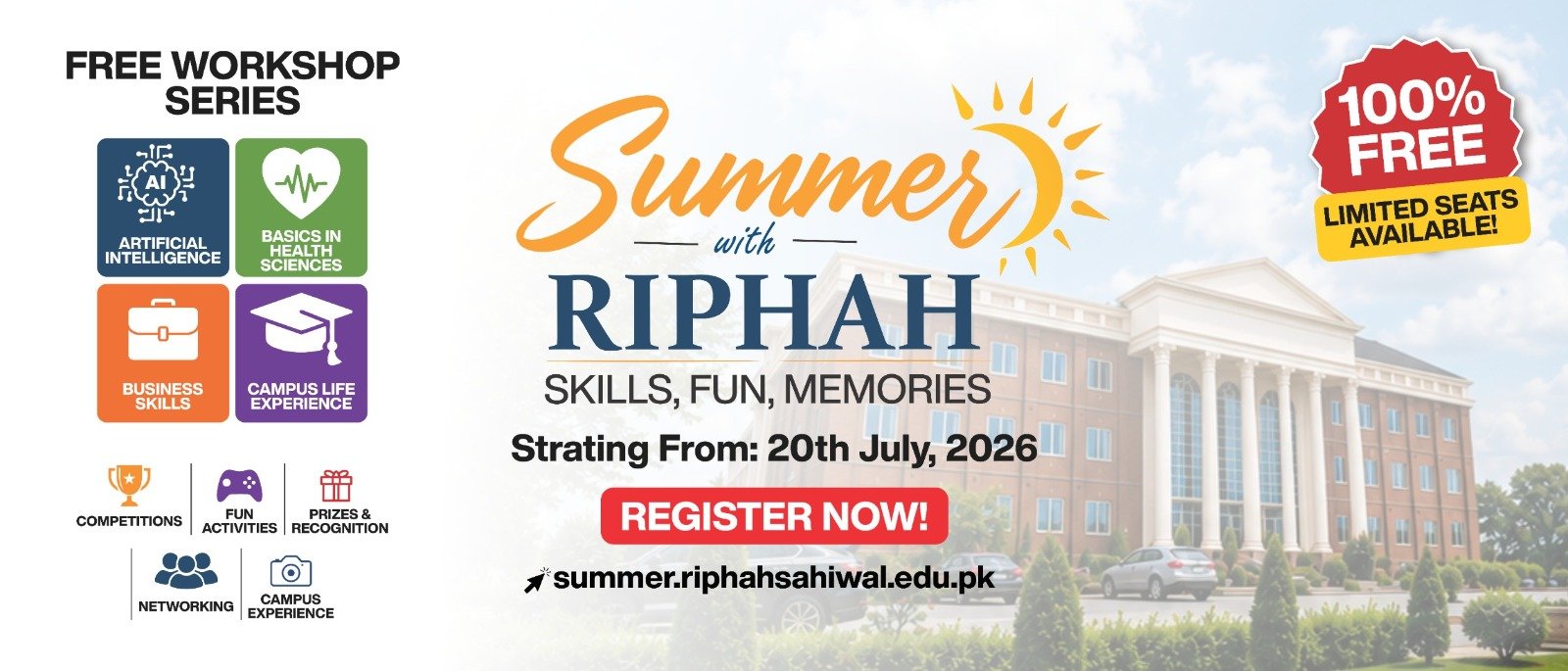 Riphah summer short courses